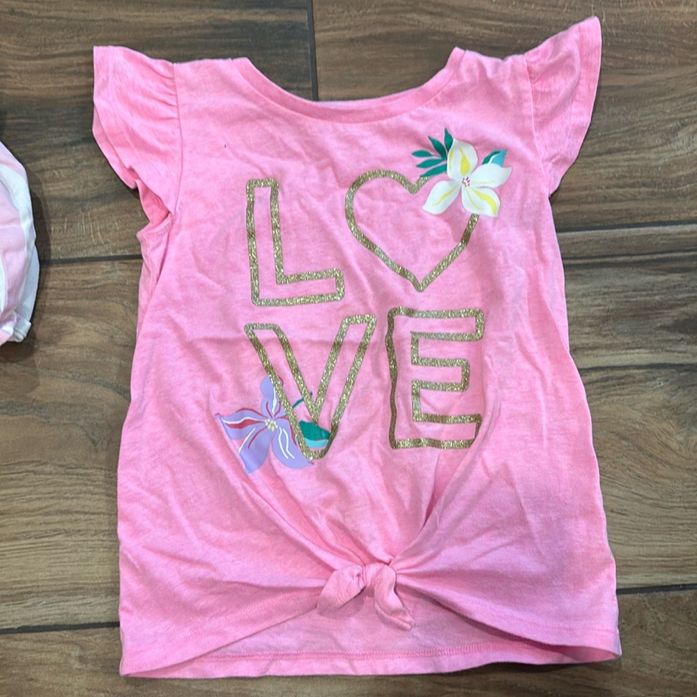 Carters tie waist tee